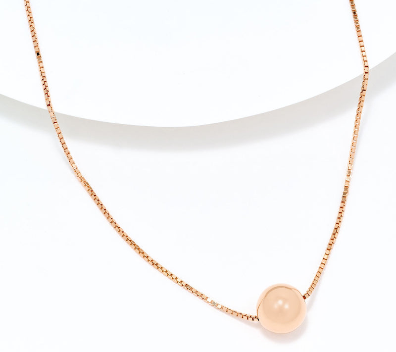 David Markstein Bronze 12mm Bead 18" Necklace — View 7