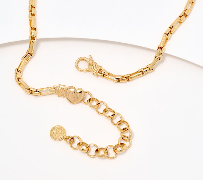 Christian James by Scott Grimes 14K Gold Clad Luciano 18" Necklace, 14.6g — View 3