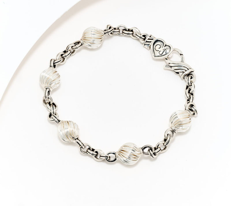 Christian James by Scott Grimes Sterling Silver Bead Rolo Bracelet, 8.4g — Main view