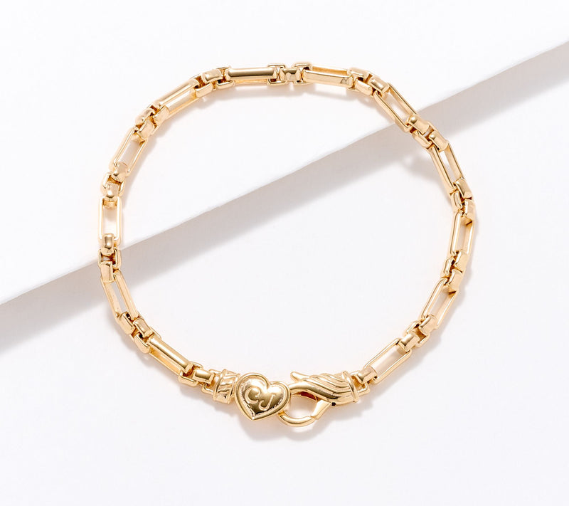 Christian James by Scott Grimes 14K Clad 4mm Luciano Link Bracelet, 8.9g — View 2