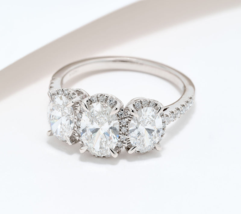 Fire Light Lab Grown Diamond 2.50 cttw Ring, 14K White — Main view