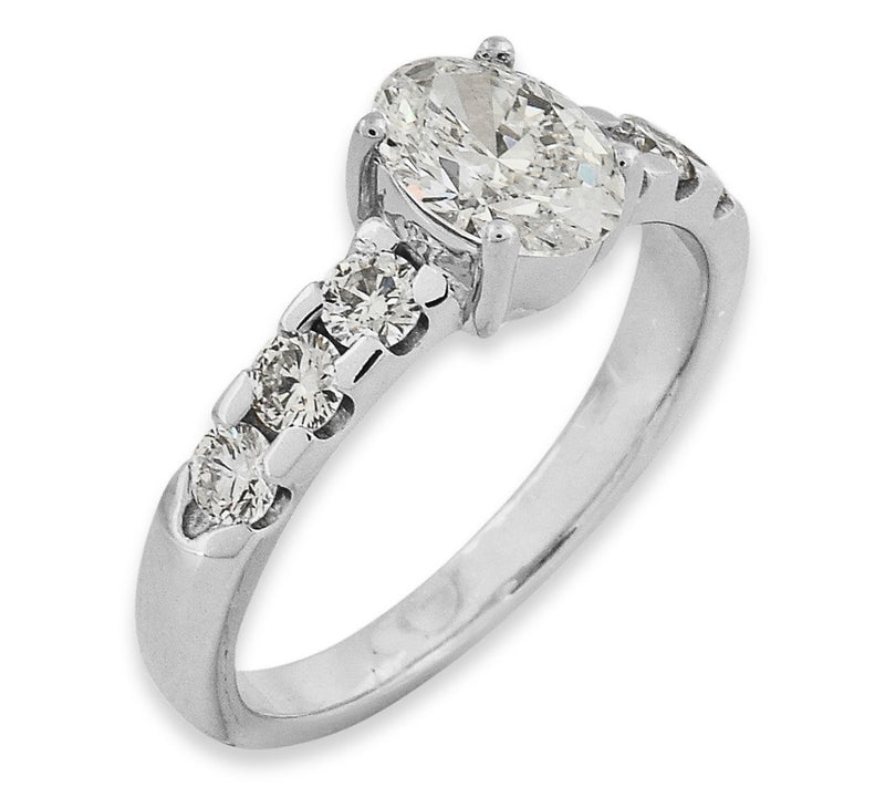 Dazzle Lab Grown Diamond 1.70 cttw Engagement Ring, Sterling — Main view