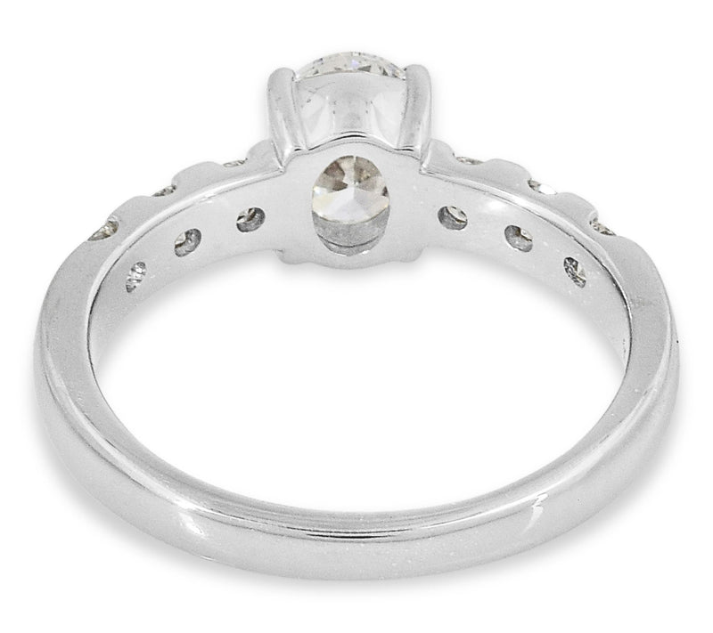 Dazzle Lab Grown Diamond 1.70 cttw Engagement Ring, Sterling — View 3