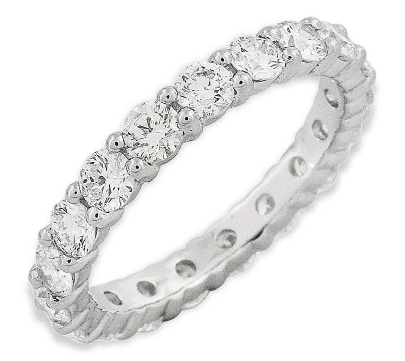 Dazzle Lab Grown Diamond 1.90 cttw Eternity Ring, Sterling — Main view