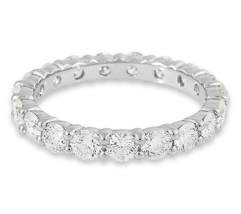 Dazzle Lab Grown Diamond 1.90 cttw Eternity Ring, Sterling — View 2
