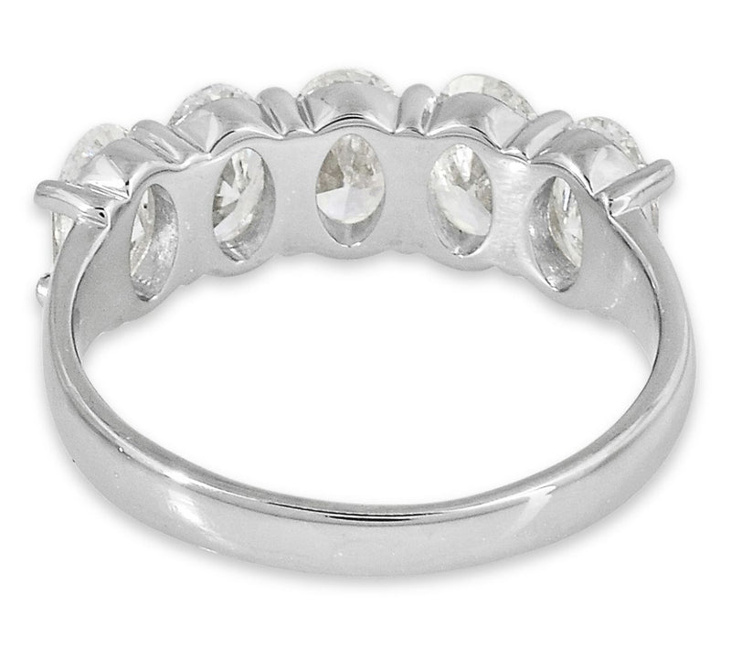 Dazzle Lab Grown Diamonds 1.95 cttw 5-Stone Ring, Sterling — View 3