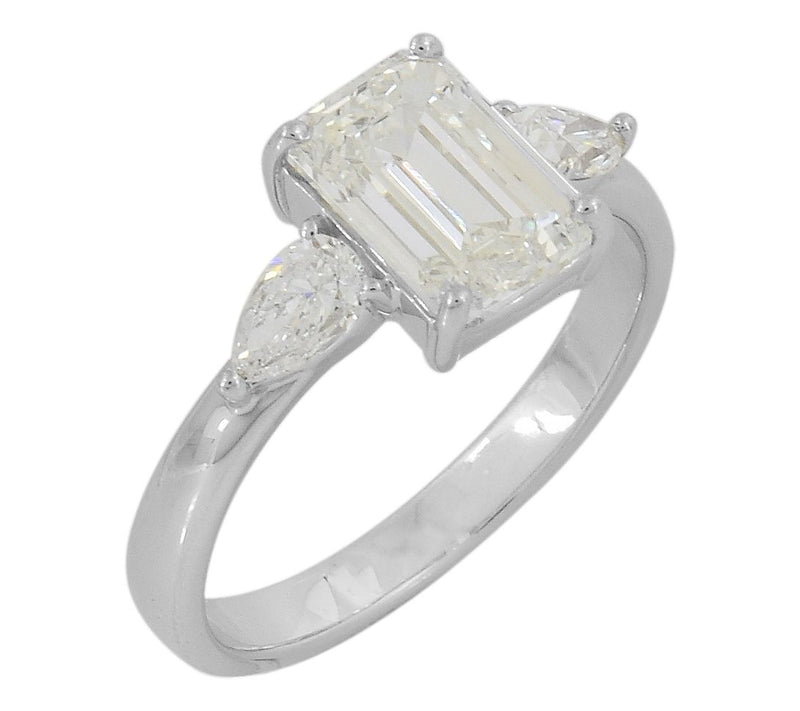 Dazzle Lab Grown Diamonds 2.35 cttw Ring, Sterling Silver — View 10