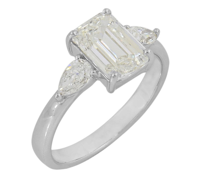 Dazzle Lab Grown Diamonds 2.35 cttw Ring, Sterling Silver — Main view