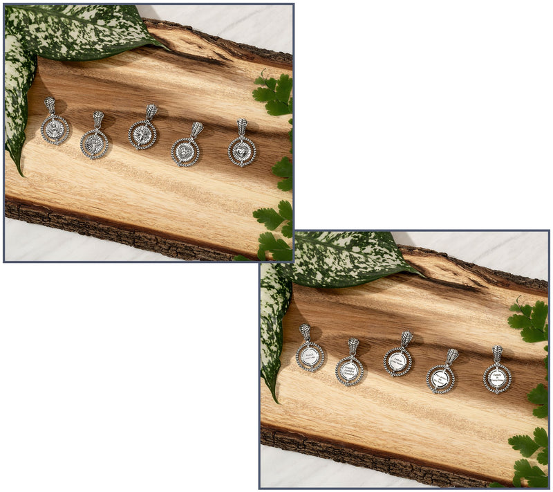 JAI Sterling Silver Symbols of Love Spinner Enhancer, 7.80g — View 8