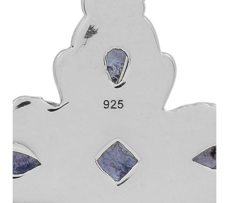 Artisan Crafted Sterling Silver Tanzanite Pendant — View 4