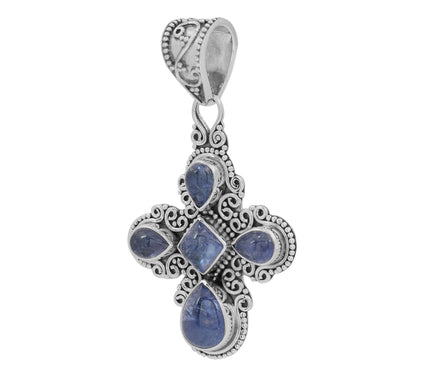 Artisan Crafted Sterling Silver Tanzanite Pendant