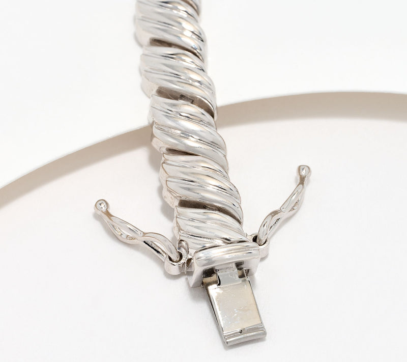 Christian James by Scott Grimes Sterling Silver Ripple Link Bracelet, 13.0g — View 2