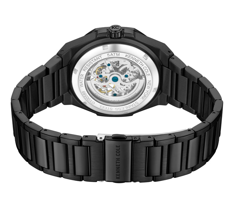 Kenneth Cole New York Men's Automatic StainlessBlack Watch — View 5