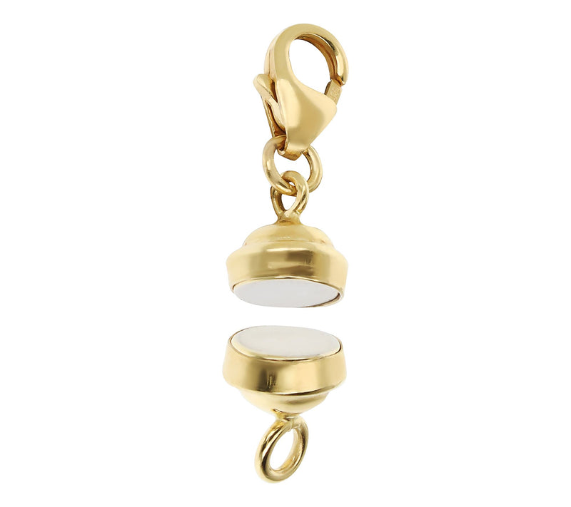 Italian Gold Magnetic Lobster Clasp, 14K — View 2