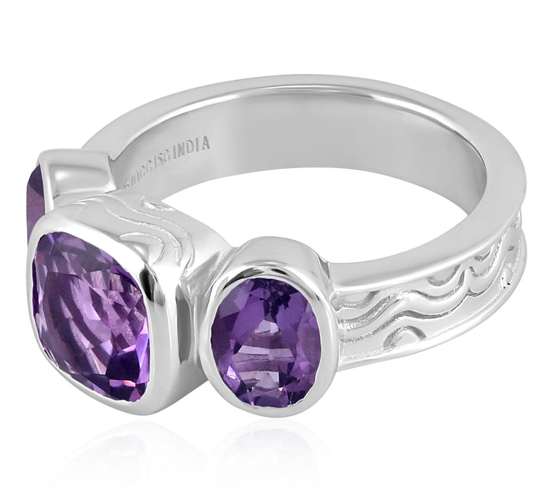 Christian James by Scott Grimes Sterling Gemstone Ring — View 2