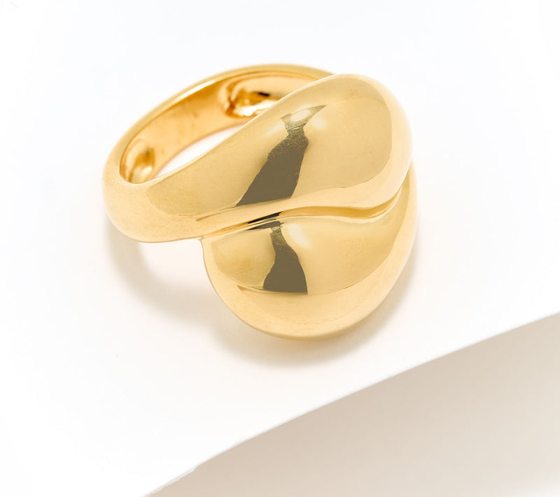 UltraFine 950 Silver Bold Interlocking Ring — Main view