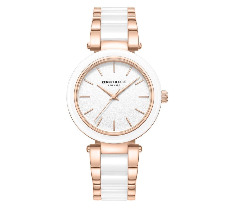 Kenneth Cole New York Women's Modern Two-Tone Ceramic Watch — Main view