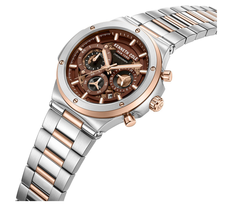 Kenneth Cole New York Men's Dress Sport Brown Dial Watch — View 2