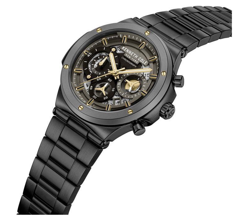 Kenneth Cole New York Men's Dress Sport Black Dial Watch — View 2