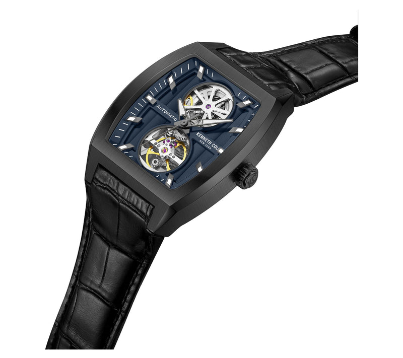Kenneth Cole New York Men's Automatic Navy BueDial Watch — View 2