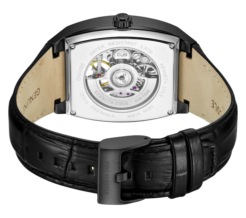 Kenneth Cole New York Men's Automatic Navy BueDial Watch — View 3