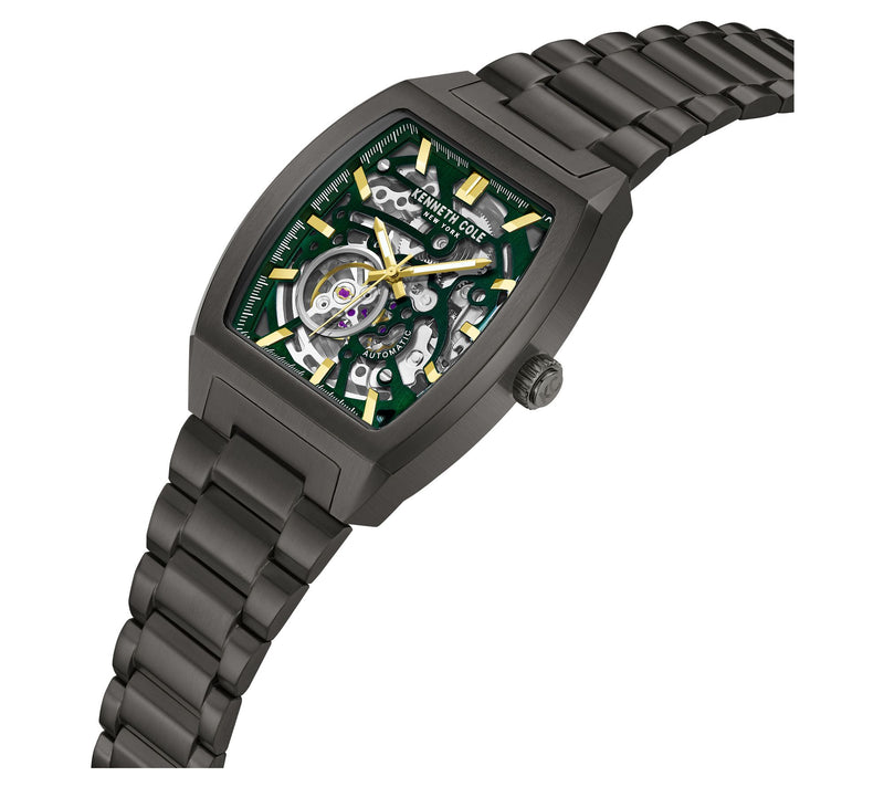 Kenneth Cole New York Men's Automatic GunmetalStrap Watch — View 2