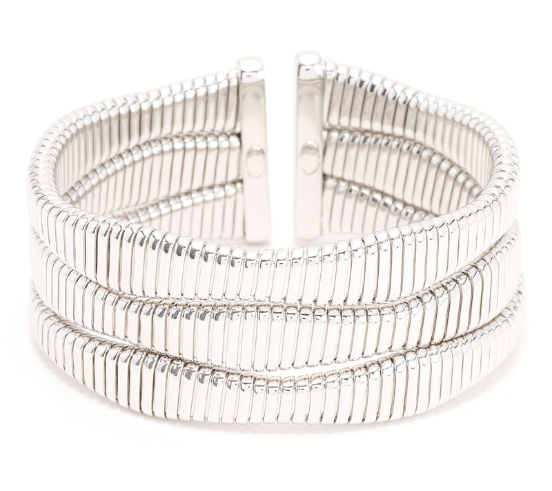 David Markstein Bronze Bold 3-Row Tubogas Cuff Bracelet — View 9
