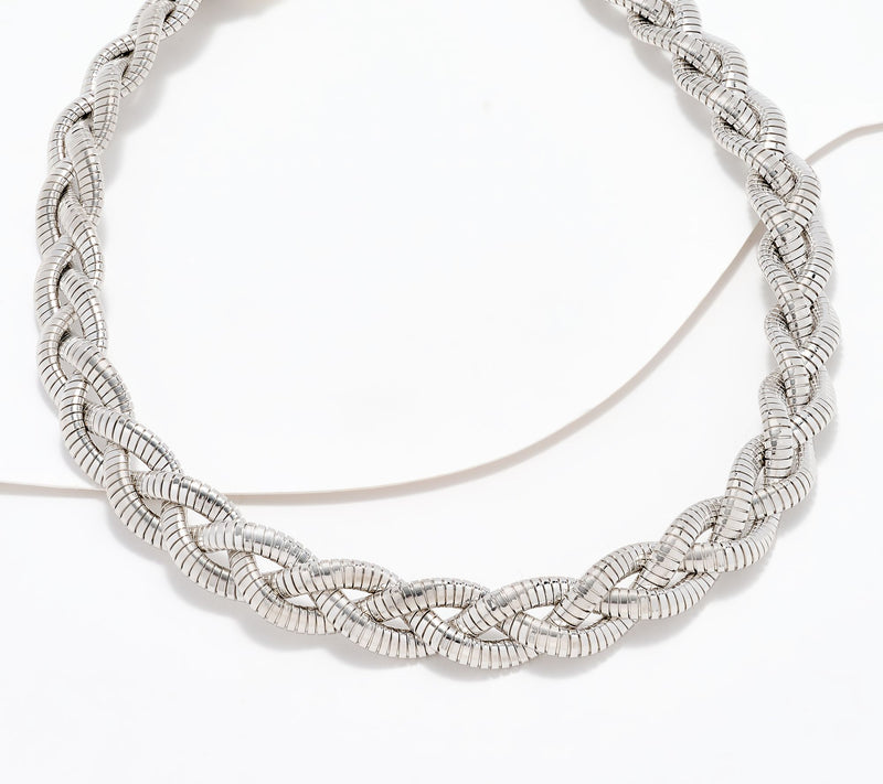 David Markstein Bronze Braided 18" Tubogas Magnetic Necklace — View 10
