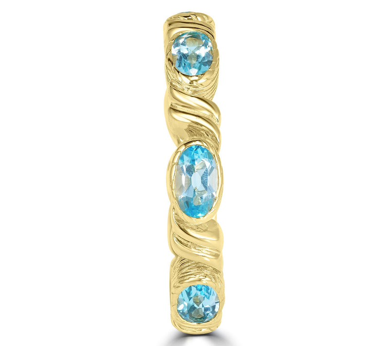 Christian James x Scott Grimes 14K Gold Clad Gemstone Ring — View 13