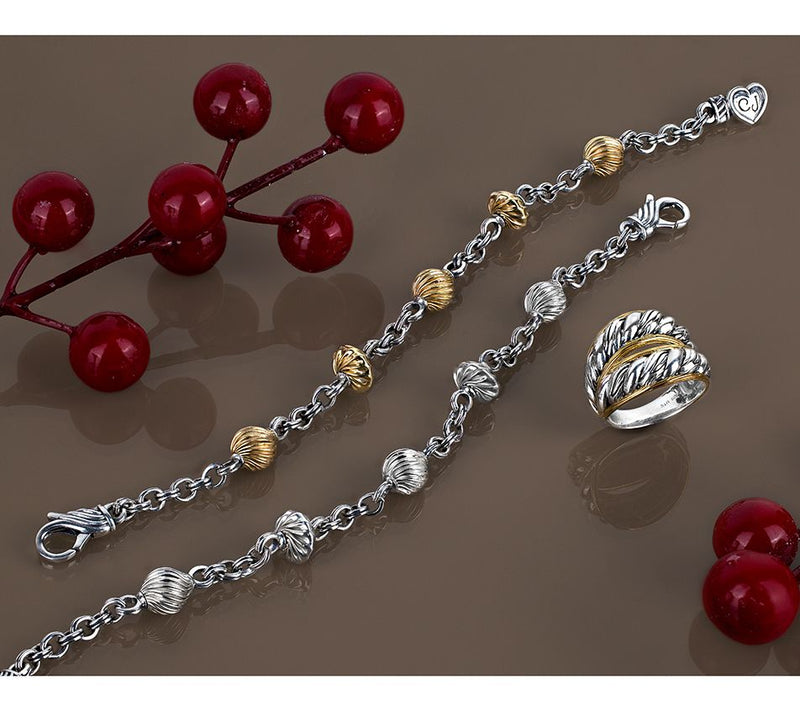 Christian James by Scott Grimes Sterling MixedBead Bracelet — View 5