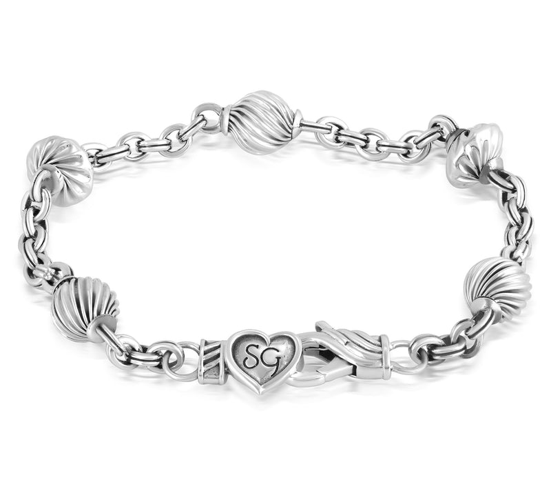 Christian James by Scott Grimes Sterling MixedBead Bracelet — View 2