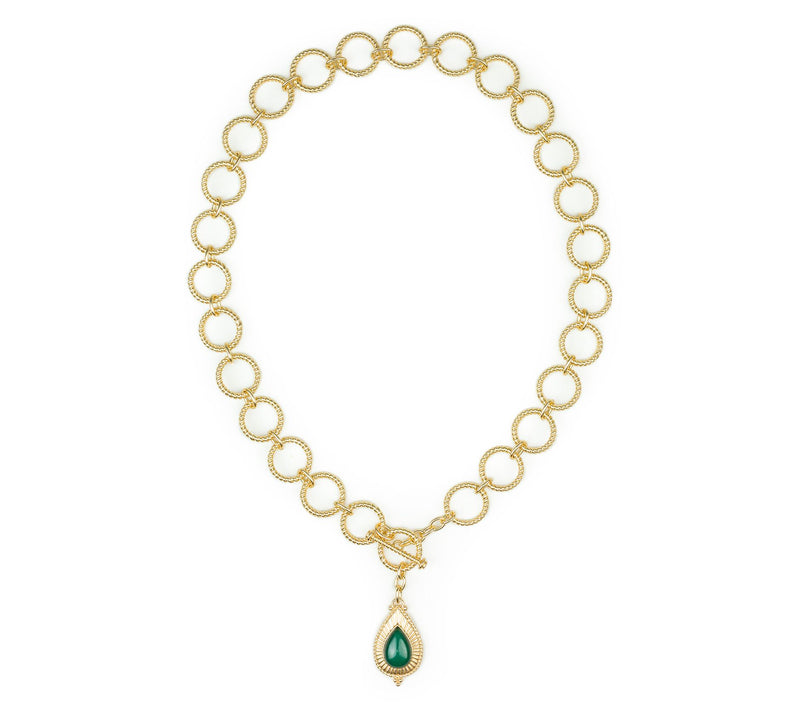 Patricia Nash Jade Museum Toggle Bracelet — View 2