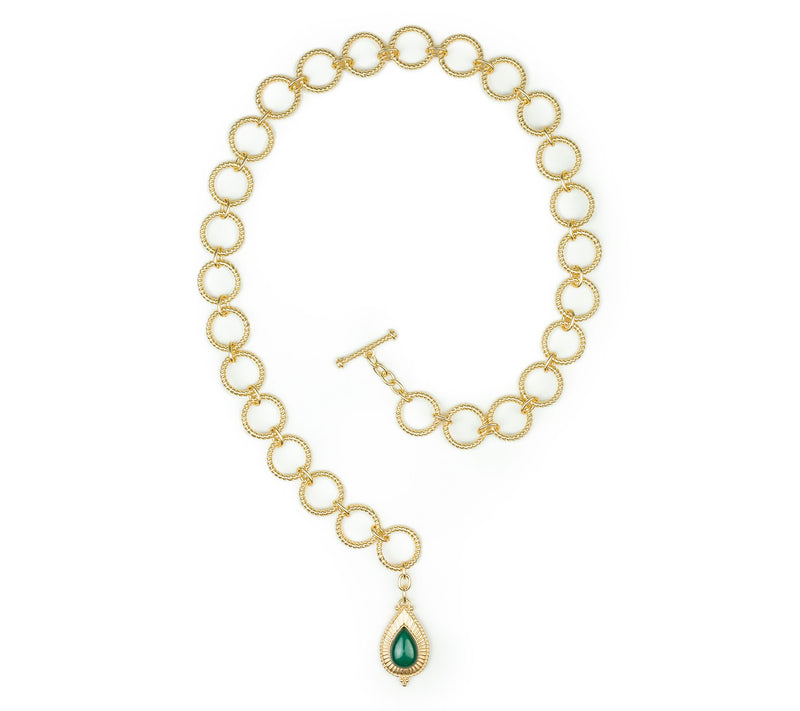 Patricia Nash Jade Museum Toggle Bracelet — View 3
