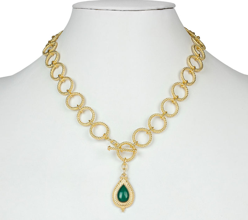 Patricia Nash Jade Museum Toggle Bracelet — View 4