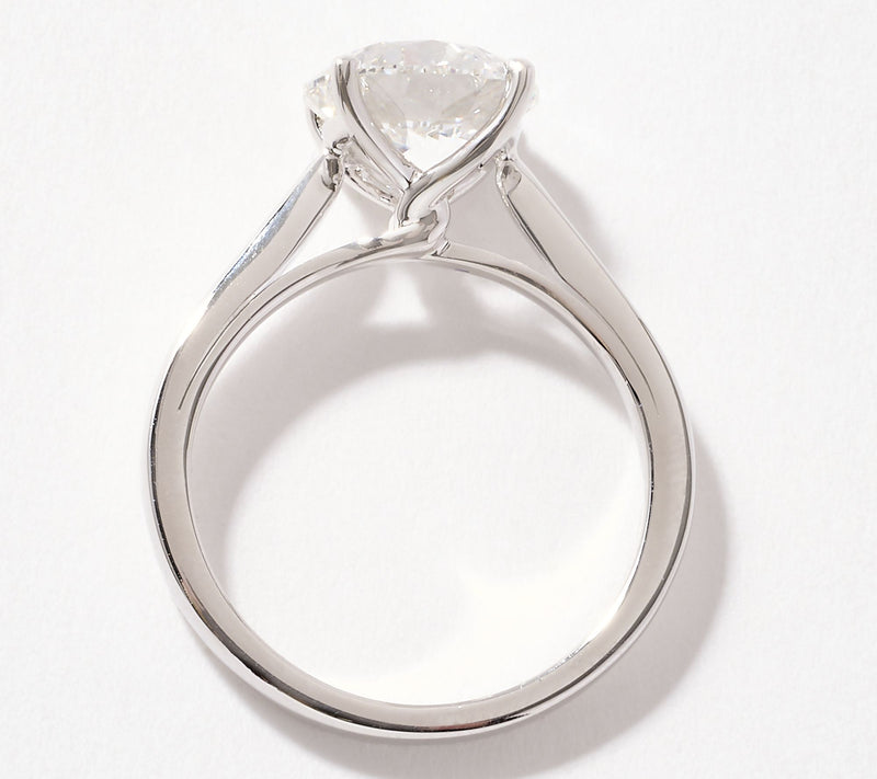 Fire Light Lab Grown Diamond Round 3 cttw Ring, 14K Gold — View 5