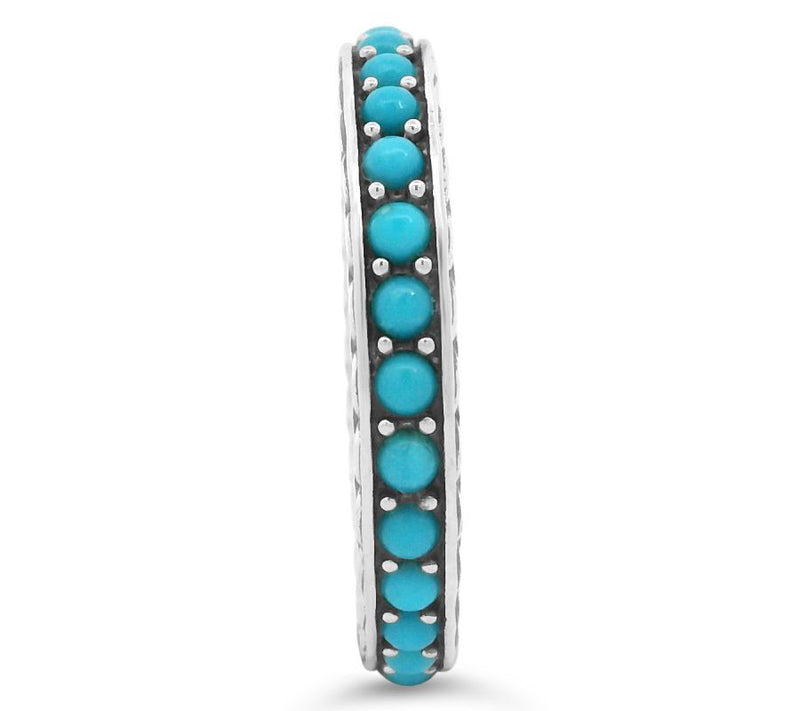 Tiffany Kay Studio Sterling Silver Turquoise Band Ring — View 3