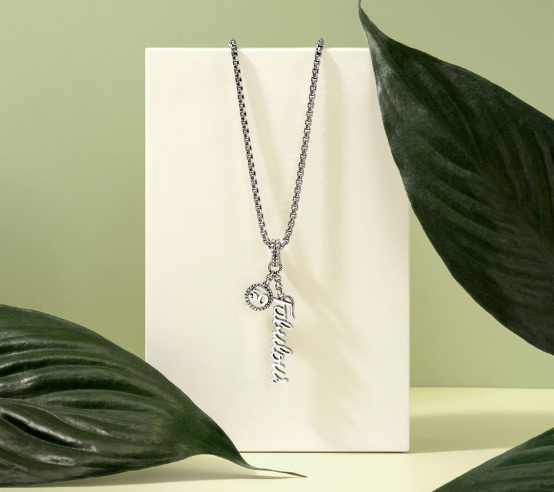 JAI Sterling Silver '50 & Fabulous' Charm Enhancer, 5.04g — View 4