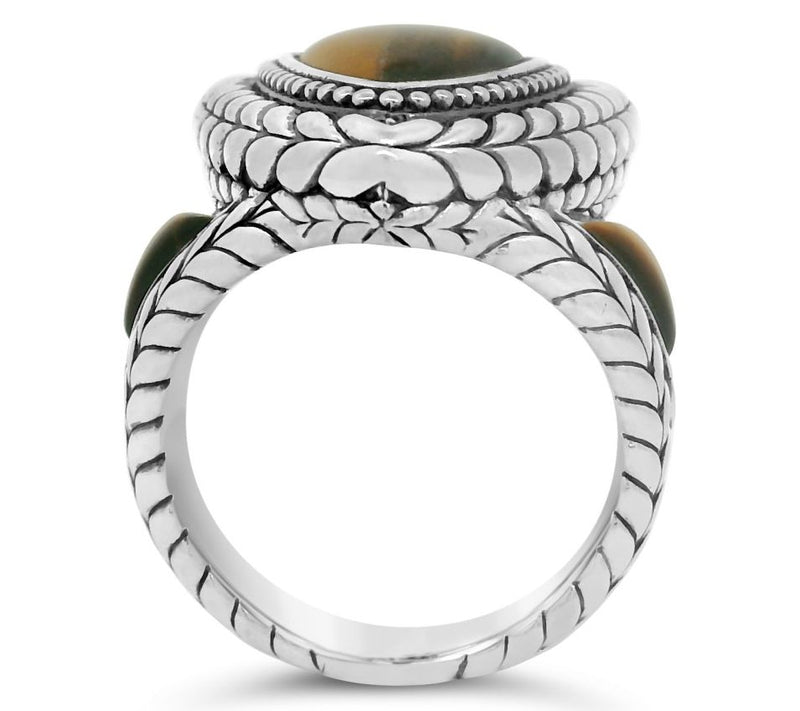 Tiffany Kay Studio Sterling Silver Tiger's EyeRing — View 3