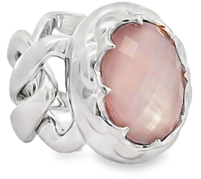 Margo Manhattan Sterling Pink Mother of PearlLuciana Ring — Main view