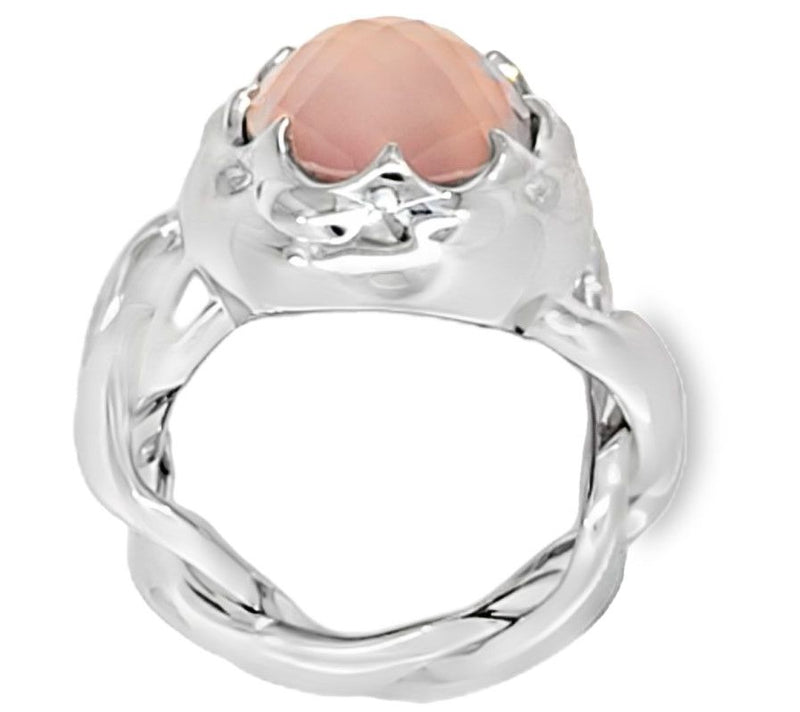 Margo Manhattan Sterling Pink Mother of PearlLuciana Ring — View 3