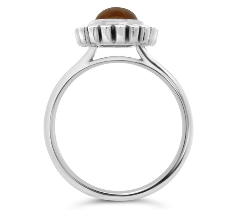 Goddaughters Sterling Silver Citrine Sun Ring — View 2