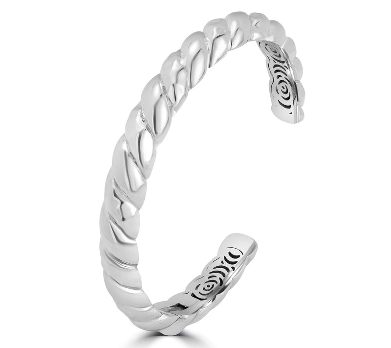 Christian James by Scott Grimes Sterling Silver Polished Cuff — View 2