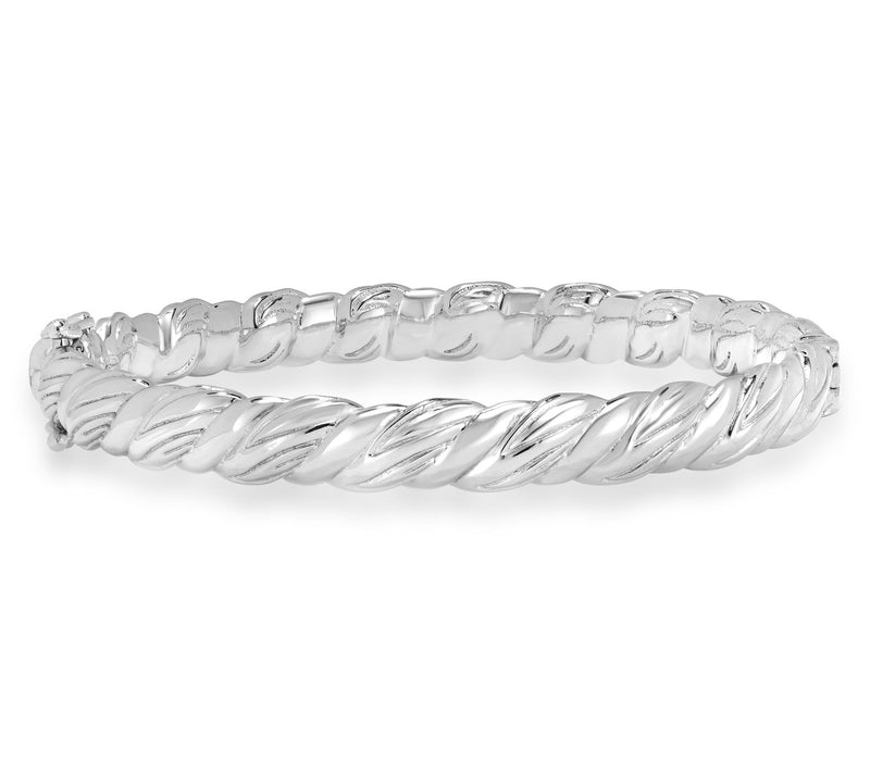 Christian James by Scott Grimes Sterling Silver Ripple Bangle — Main view