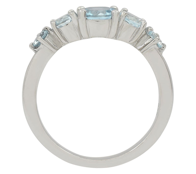 Affinity Gems 1.80 cttw Blue Topaz Ring, Sterling Silver — View 11