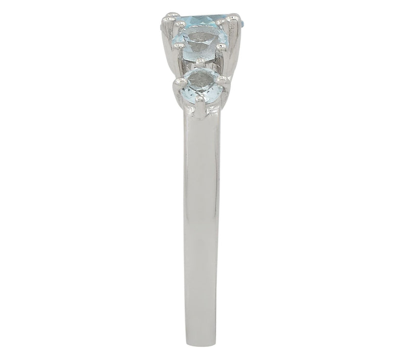 Affinity Gems 1.80 cttw Blue Topaz Ring, Sterling Silver — View 12