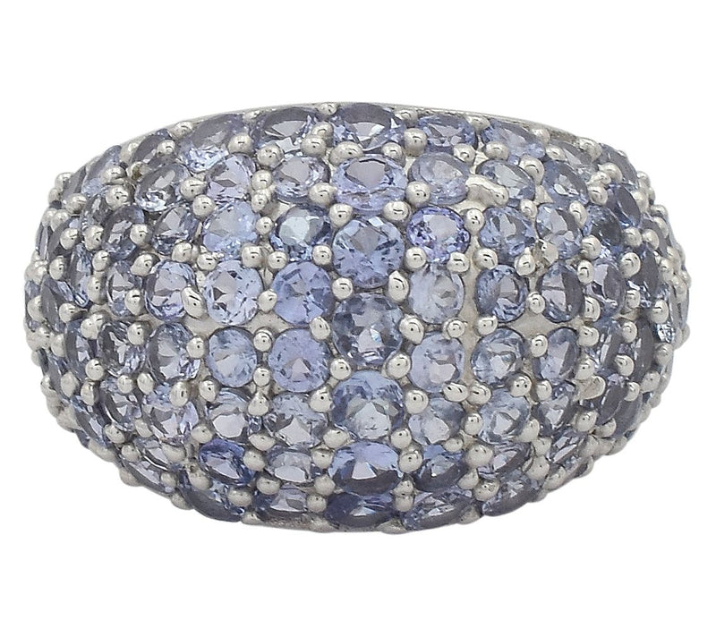 Affinity Gems 4.65 cttw Tanzanite Dome Ring, Sterling Silver — View 2
