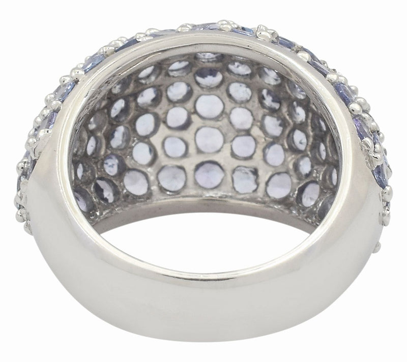 Affinity Gems 4.65 cttw Tanzanite Dome Ring, Sterling Silver — View 5
