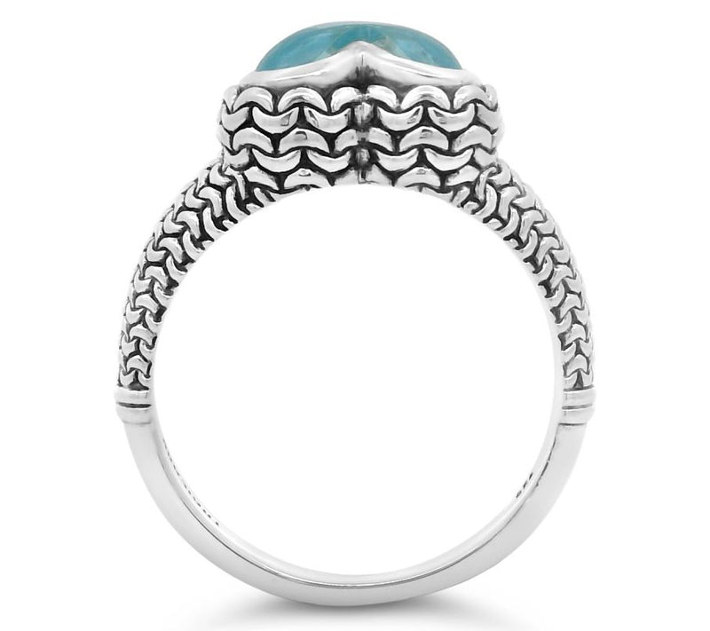 Tiffany Kay Studio Sterling Silver Blue Topaz Heart Ring — View 2