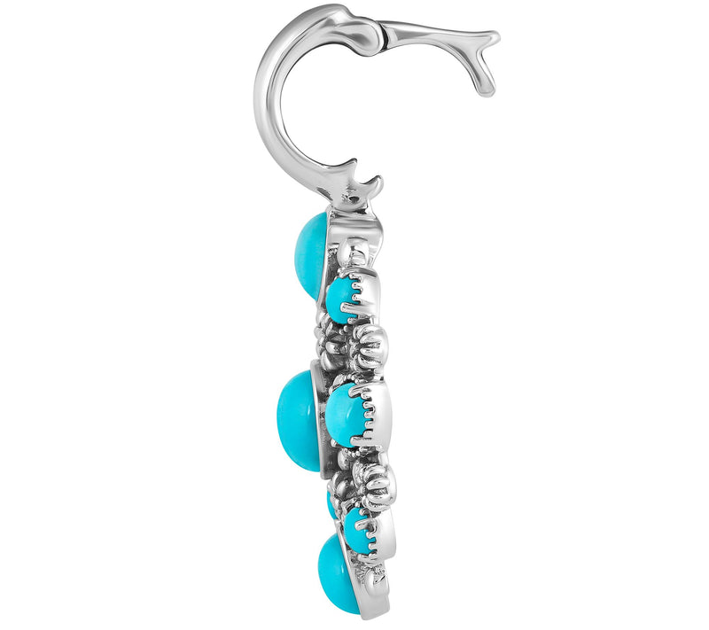 American West Sterling Sleeping Beauty Turquoise Enhancer — View 5