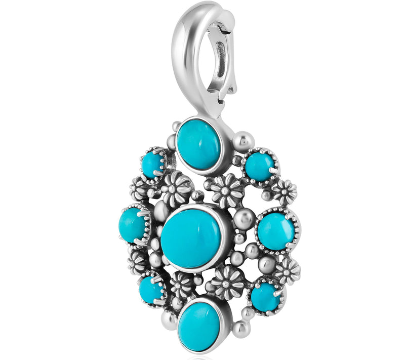 American West Sterling Sleeping Beauty Turquoise Enhancer — View 4